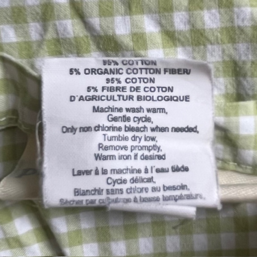 Pottery Barn Kids Gingham Twin Sheet Set - Picture 2 of 3